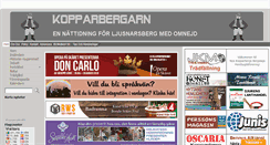 Desktop Screenshot of kopparbergarn.se