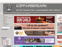 Tablet Screenshot of kopparbergarn.se